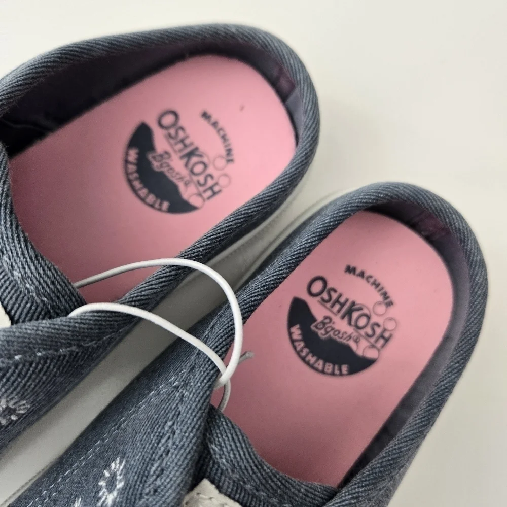 OshKosh Slip On Machine Wasable Sneakers. Size 13. New.